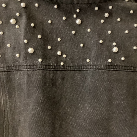 Pearl Beading Denim Jacket - Picture 3 of 6